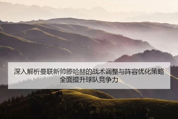 深入解析曼联新帅滕哈赫的战术调整与阵容优化策略全面提升球队竞争力